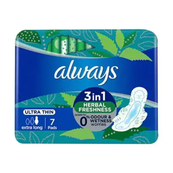 ALWAYS ULTRA THIN LONG WINGS 7`S (HERBAL)