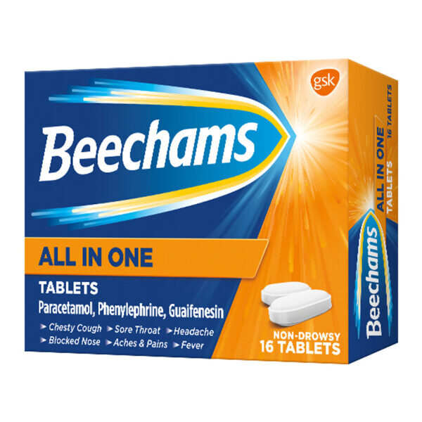 BEECHAMS ALL IN ONE TABS 16S