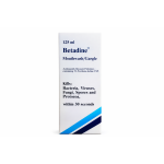 Betadine Gargle & Mouth Wash 125ml | Antiseptic Oral Care for Sore Throat Relief