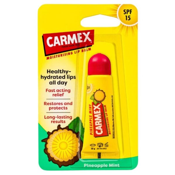 Carmex Lip Balm Pineapple Mint | Refreshing Hydration & Long‑Lasting Protection