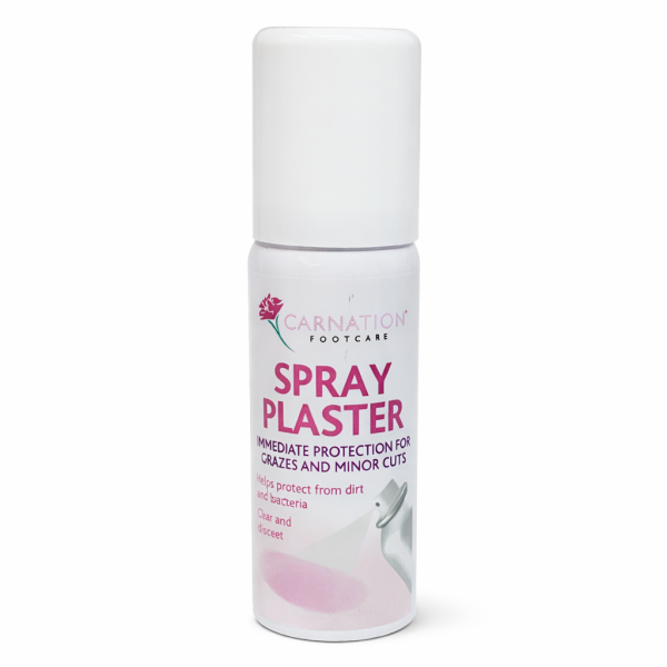 Carnation Footcare Spray On Plaster | Instant Protection for Cuts & Grazes