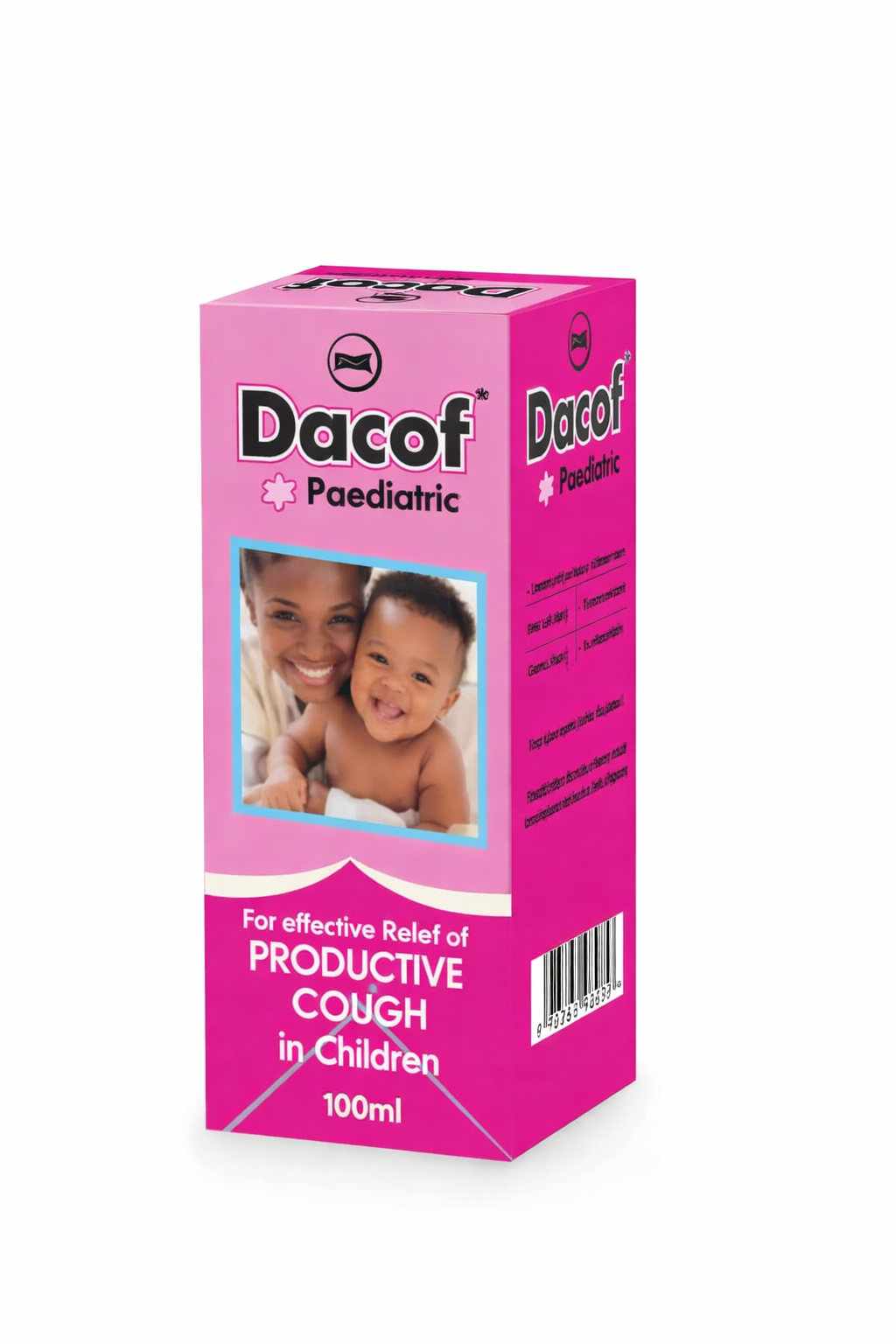 Dacof Paediatric Cough Syrup 100 ml – Effective Relief for Productive Cough in Children Dacof Paediatric Cough Syrup 100 ml – Effective Relief for Productive Cough in Children | Moran Pharmacy Kenya - Image 1