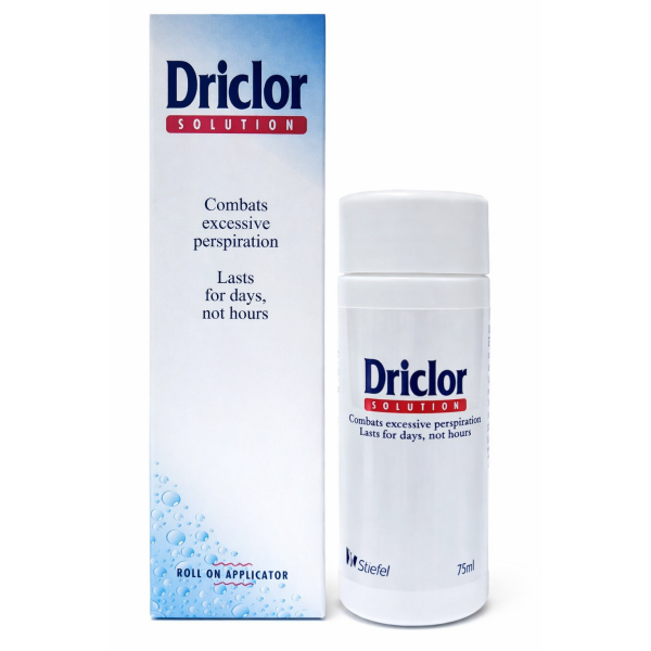 Driclor Solution 75ml | Long‑Lasting Antiperspirant for Excessive Sweating