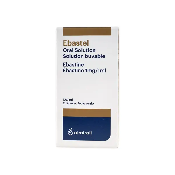 Ebastel Solution 5mg/5ml 120ml – Fast-Acting Allergy Relief for All Ages