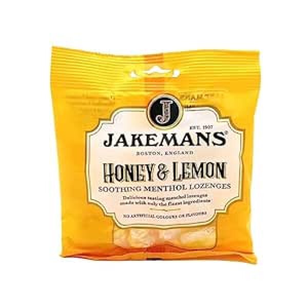 JAKEMANS MENTHOL LOZ HONEY&LEMON