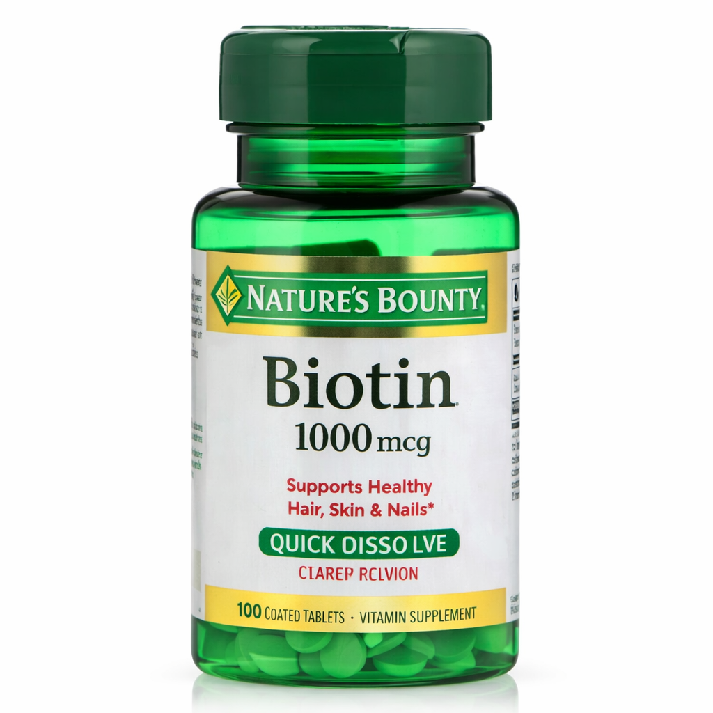 NATURE`S BOUNTY BIOTIN 1000MG COATED VEG TA NATURE`S BOUNTY BIOTIN 1000MG COATED VEG TA - Image 1