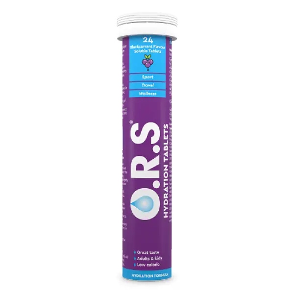 O.R.S (EFFERVESCENT BLACKCURRAN0T) TABS 24`S