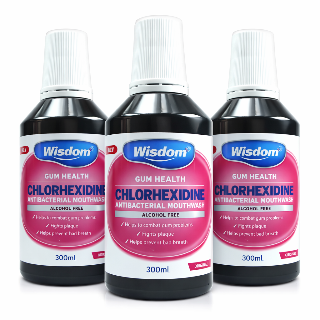 Wisdom Chlorhexidine Mouthwash Original 300ml – Alcohol‑Free Antibacterial Oral Rinse Wisdom Chlorhexidine Mouthwash Original 300ml – Alcohol‑Free Antibacterial Oral Rinse | Moran Pharmacy Kenya - Image 1