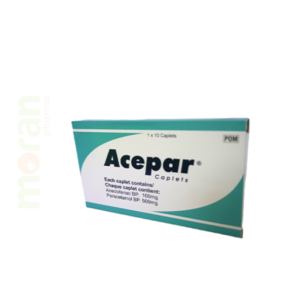 ACEPAR PLAIN CAPLETS 10`S