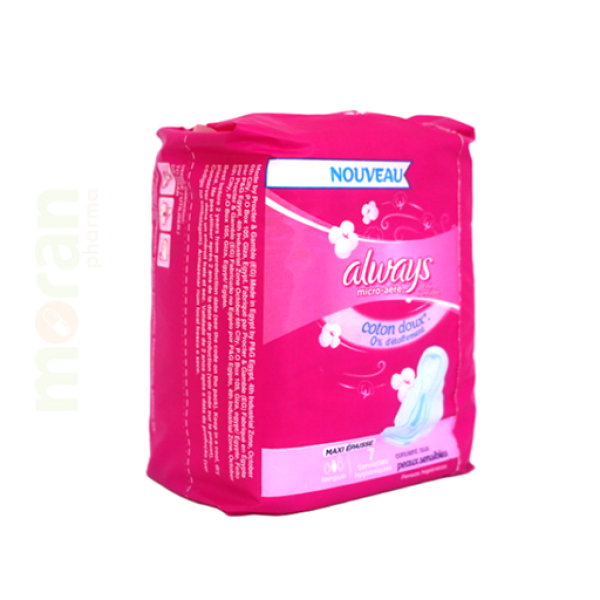 ALWAYS MAXI THICK EXTRA LING WINGS 7`S