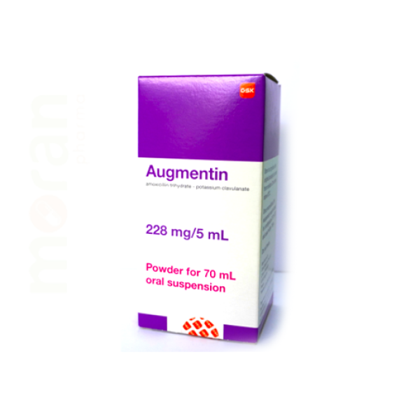 AUGMENTIN SYRUP 228MG 5ML 70ML
