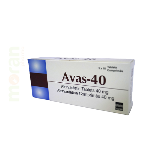AVAS 40MG TABS 30`S