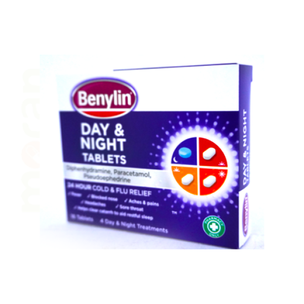 BENYLIN DAY&NIGHT CAPS 16`S