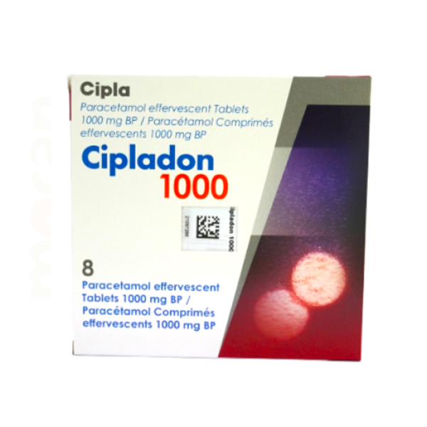 CIPLADON 1000MG TABS 8`S