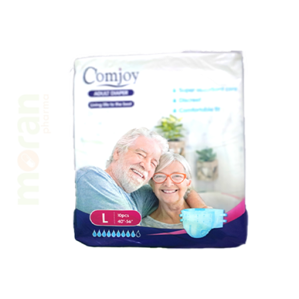 COMJOY ADULT DAIPERS 10S LARGE