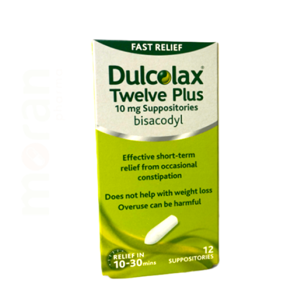 DULCOLAX 10MG SUPP 12`S