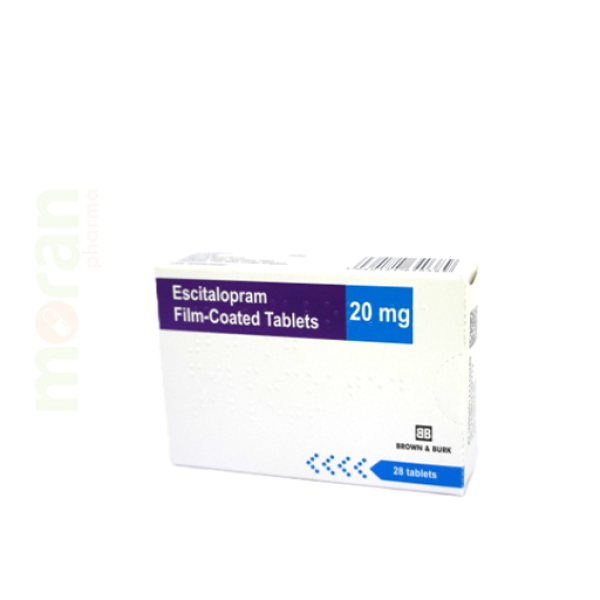ESCITALOPRAM 20MG TABS 28`S