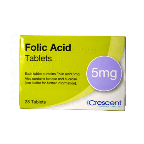 FOLIC ACID TABS 5MG 28`S