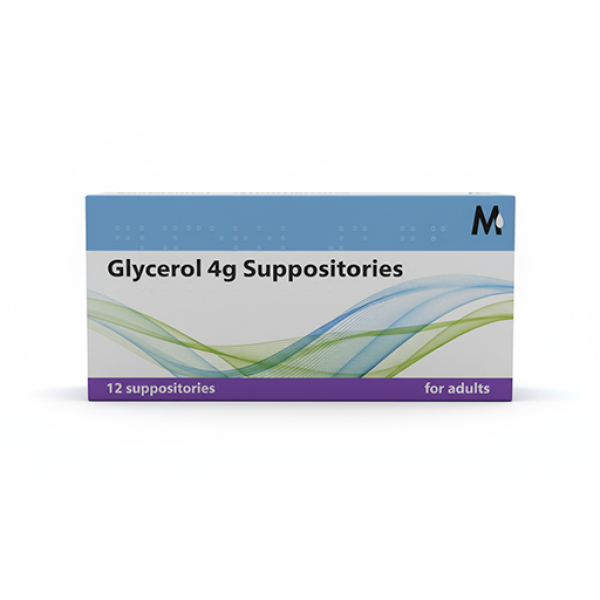 GLYCERINE SUPPOS -ADULT 4GM 12S