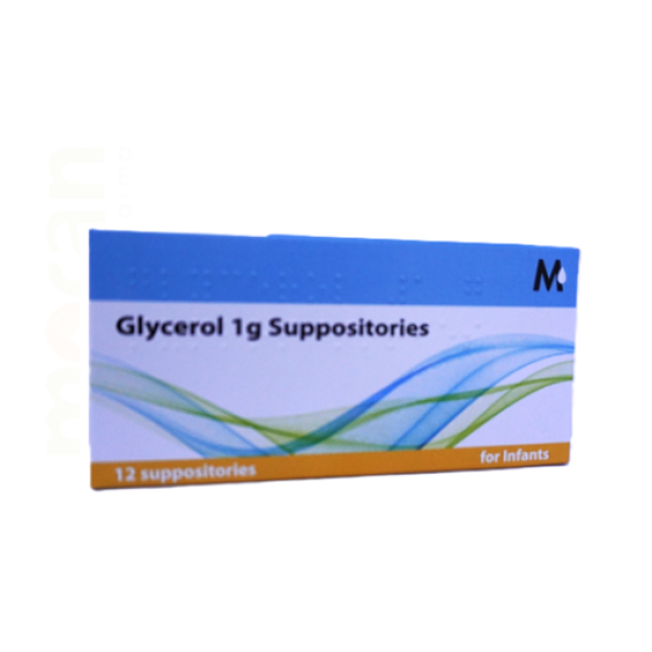 GLYCERINE SUPPOS - INFANT 1GM 12S