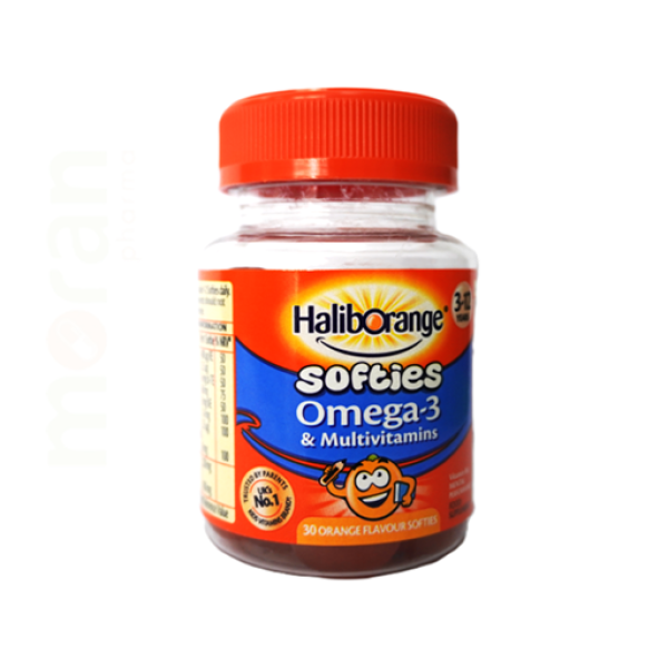 HALIBORANGE OMEGA 3 FRUITS SOFTIES 30S