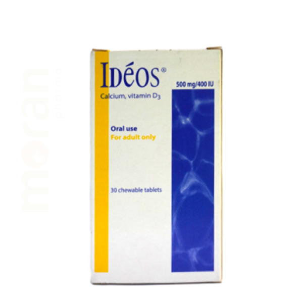 IDEOS CHEWABLE CALCIUM TABS 30`S