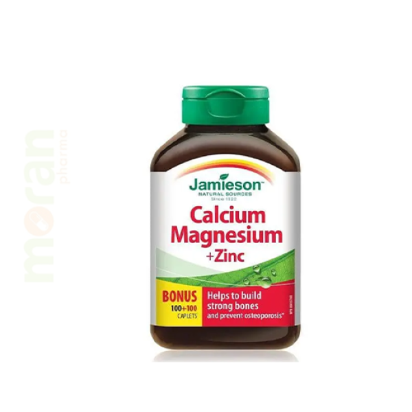 JAMIESON CALCIUM MAGNESIUM +ZINC  TABS 200S