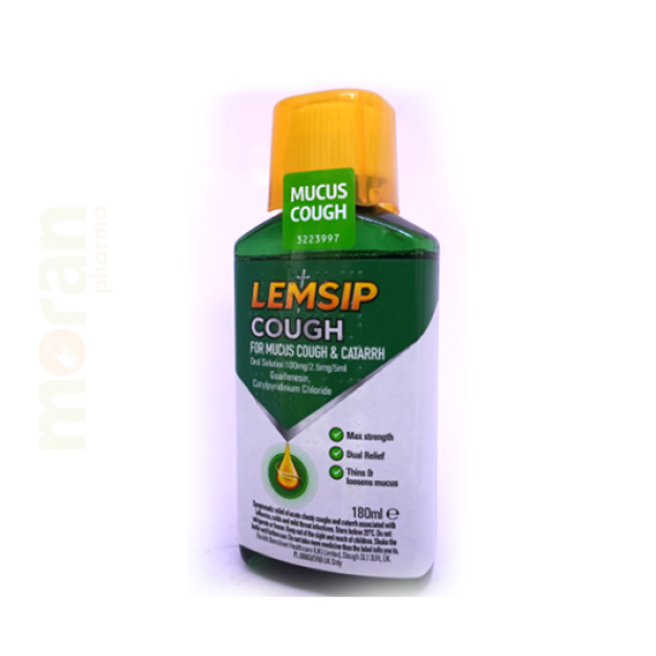 LEMSIP MUCUS COUGH 180ML
