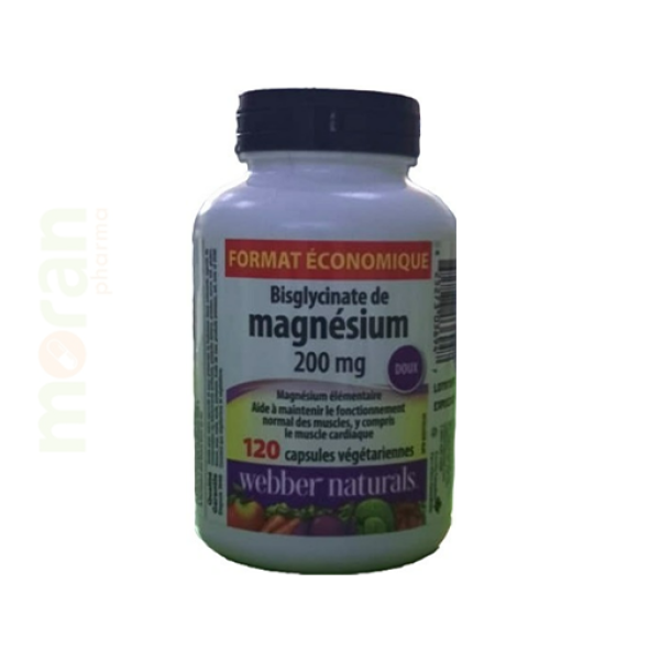 MAG BISGLY 200MG PURE VCAP 120