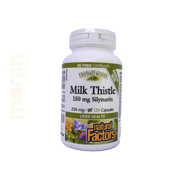 MILK THISTLE 250MG 150MG SILYMARIN CAP 120