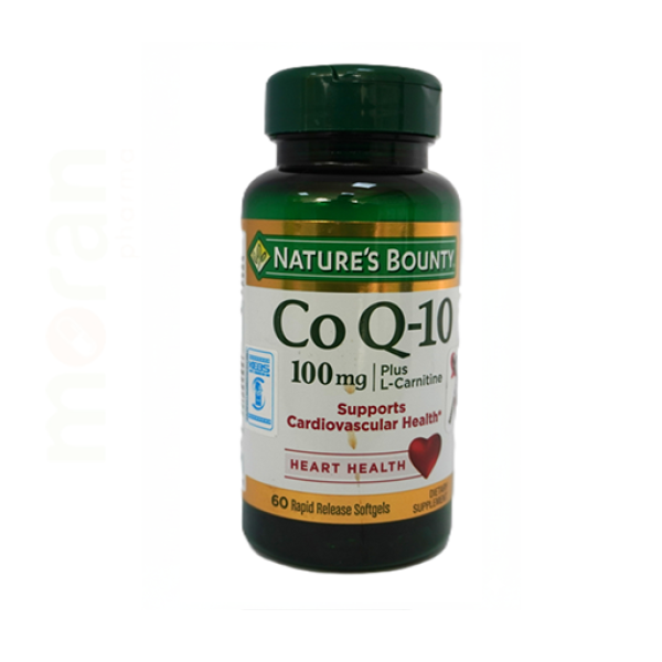 NATURE`S BOUNTY COQ10 100MG+L-CARNITINE 20