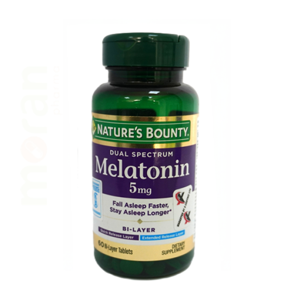 NATURE`S BOUNTY DUAL SPECTRUM MELATONIN 5M