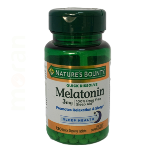 NATURE`S BOUNTY MELATONIN 3MG QUICK DISSOL