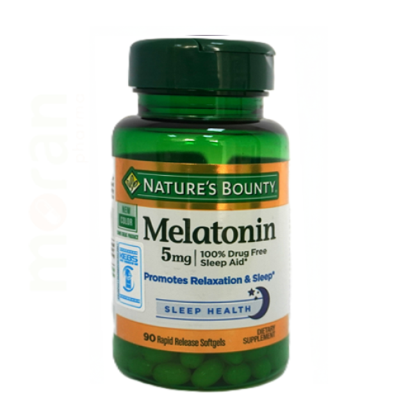 NATURE`S BOUNTY MELATONIN 5MG RAPID RELEAS