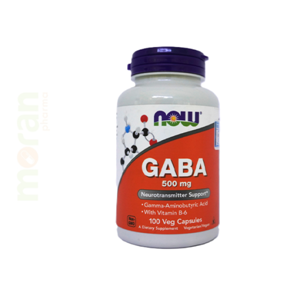 NOW GABA 500MG CAPS 100S