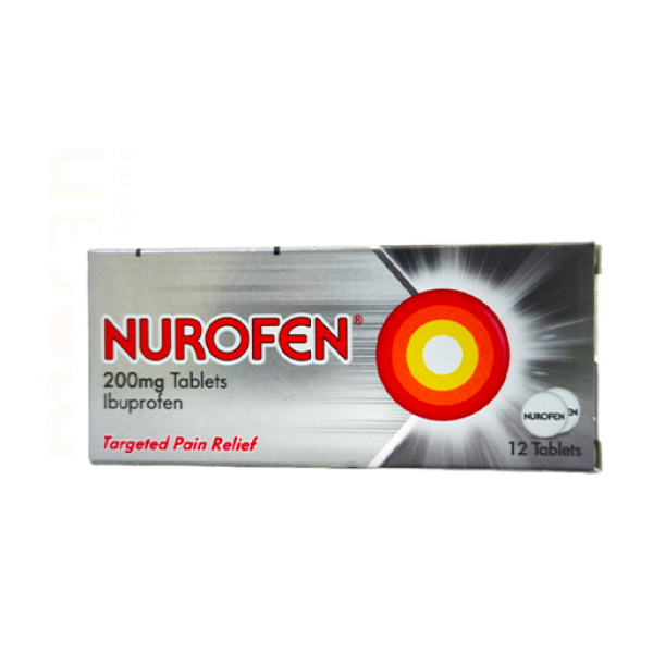 NUROFEN CAPLETS 200MG 12`S