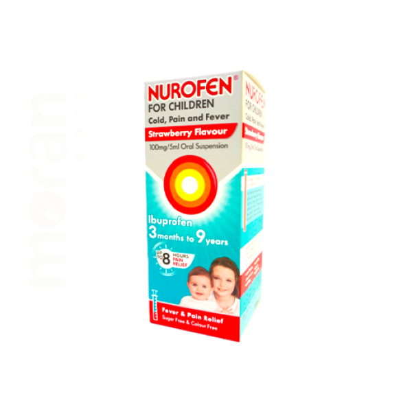 NUROFEN FOR CHILDREN COLD FEVER&PAIN STRAW