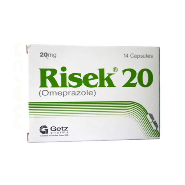 RISEK 20MG CAPS 14S