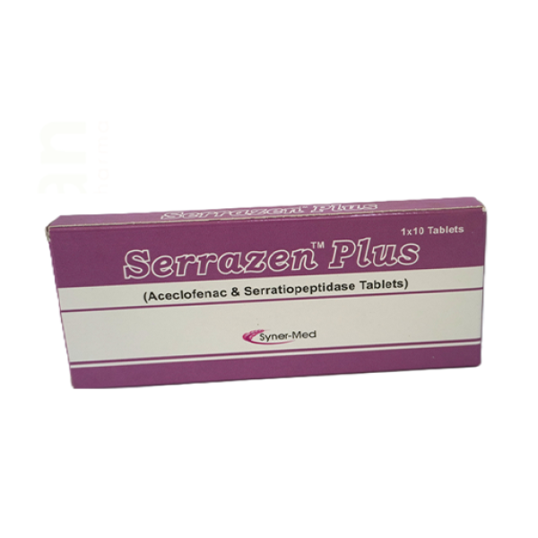 SERRAZEN PLUS TABS10S
