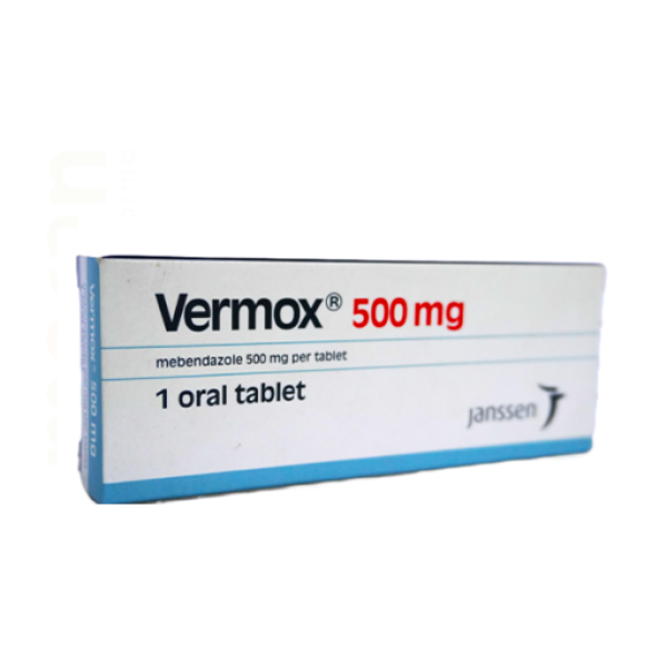 VERMOX 500MG TABS I`S
