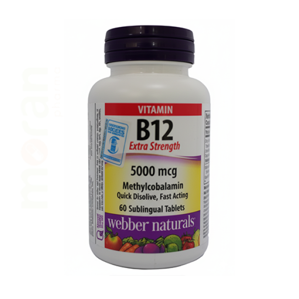 WEBBER B12 METHLCOBALAMIN 5000MCG SUBLINGU