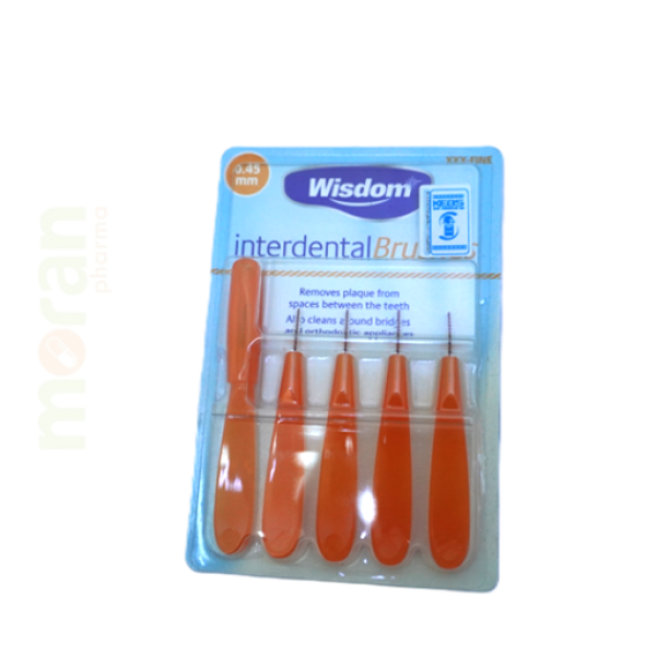 WISDOM INTERDENTAL BRUSHES-0.45MM 5`S