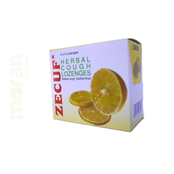 ZECUF HERBAL COUGH LOZ LEMON 20`S