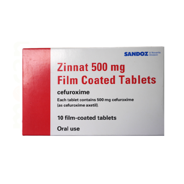 ZINNAT TABS 500MG 10S